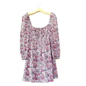 NEW Aritzia Sunday Best Arden Cottagecore Long Sleeve Mini Dress Floral Small
